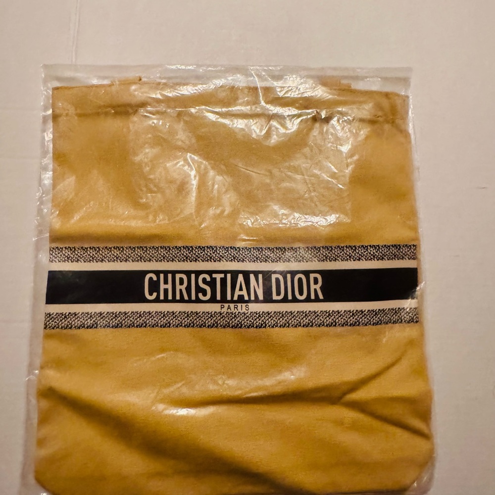 NWT-Dior Tan and Navy Tote Bag